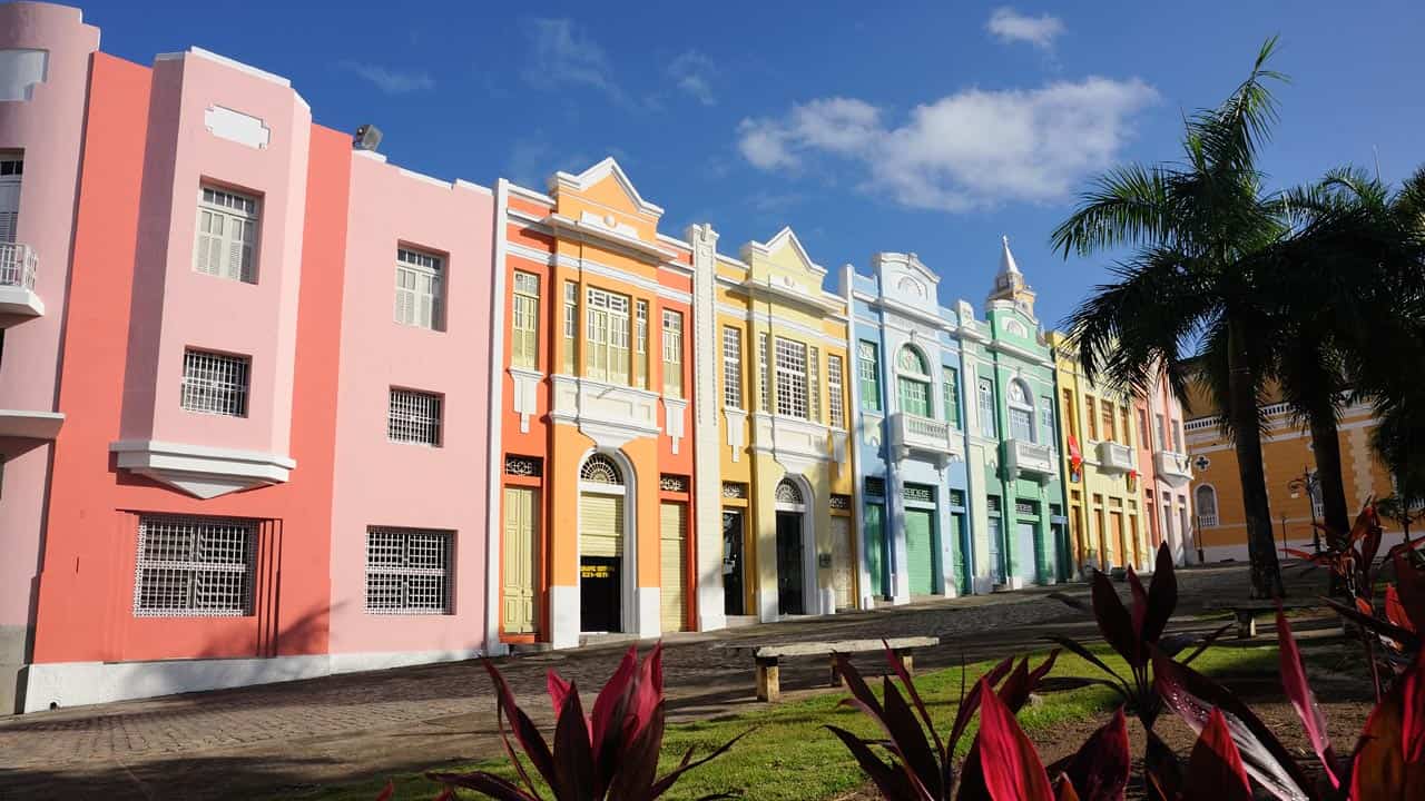 Restauração dos edifícios no centro histórico de João Pessoa Paraíba